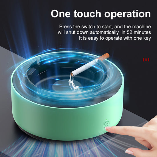 Air Purifier Ashtray Intelligent Electronic Ashtray For Filtering Second-Hand Smoke From Cigarettes Remove Smoking Home Office